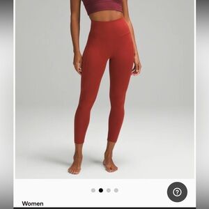 lululemon athletica Red Leggings
